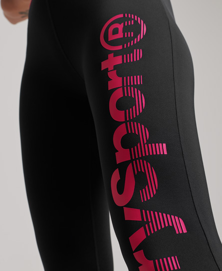 Training Cross 78 Leggings BlackWhite Raspberry Sorbet WS311707A 8LW 4