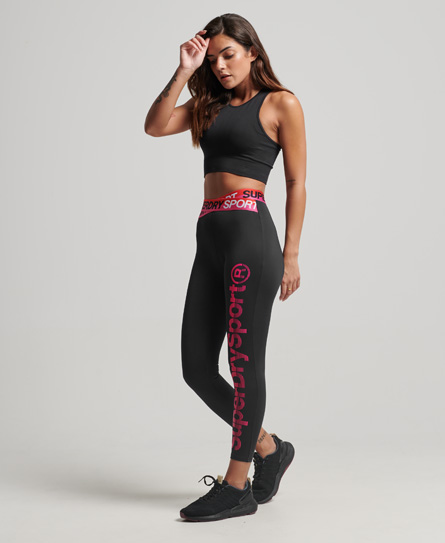 Training Cross 78 Leggings BlackWhite Raspberry Sorbet WS311707A 8LW 5