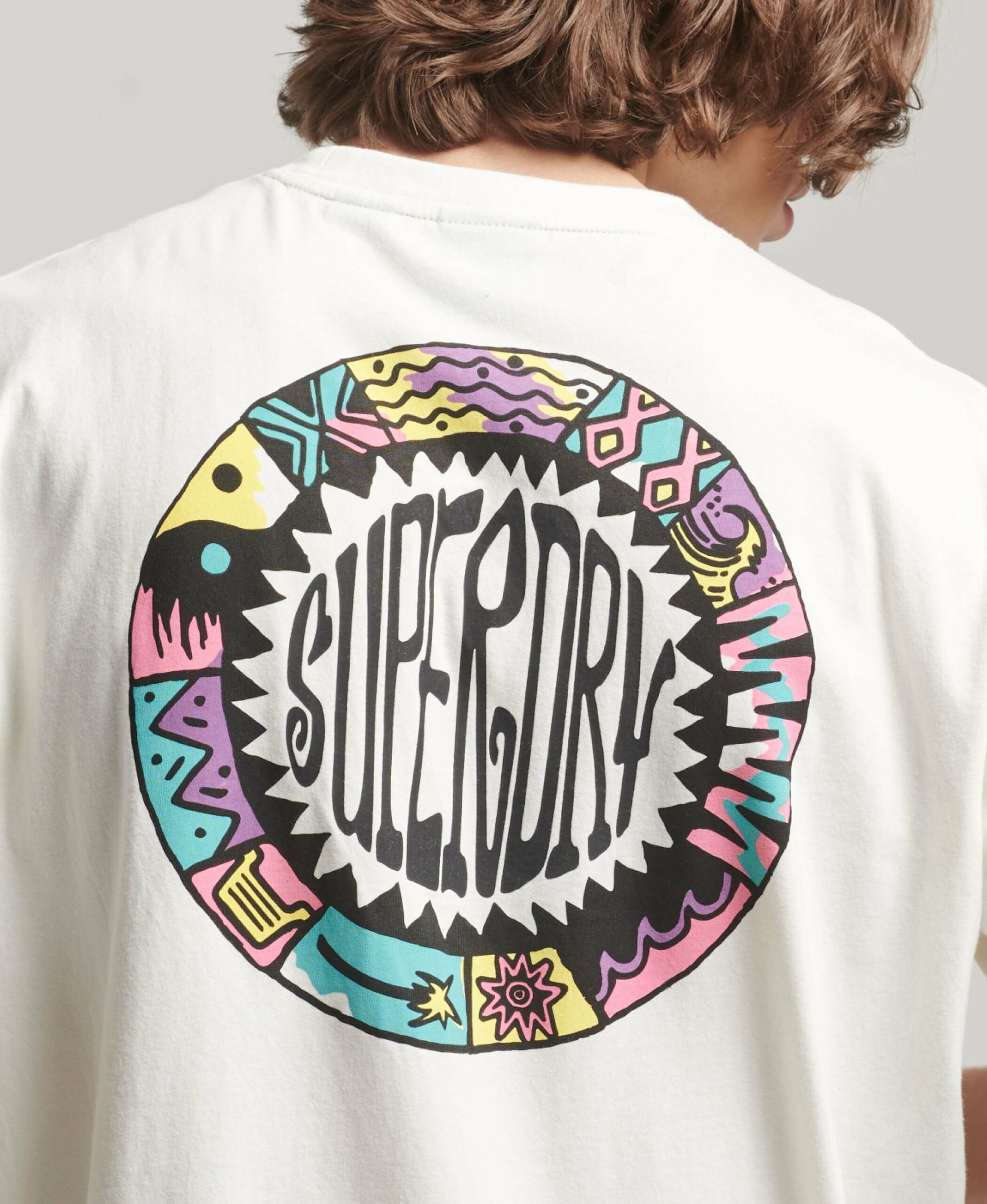 Tribal Surf T Shirt Off White M1011718A 71D 4