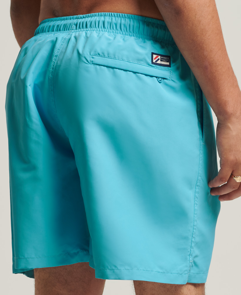 Code Applique 19 inch Swim Shorts Ocean blue M3010187A AB3 2