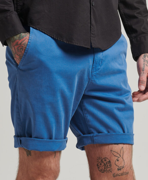 Organic Cotton Studios Core Chino Shorts Neptune Blue M7110334B AKY 1