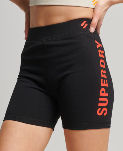 CODE Core Sport Cycle Shorts Black Hyper Coral W7110328A UA3 1