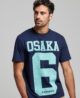 Code Classic Osaka T Shirt Rich Navy M1011688A ADQ 1