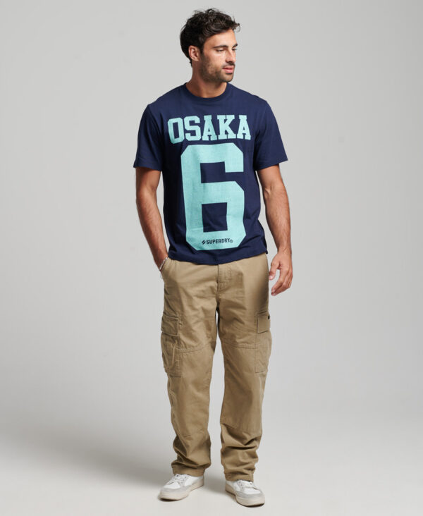 Code Classic Osaka T Shirt Rich Navy M1011688A ADQ 4