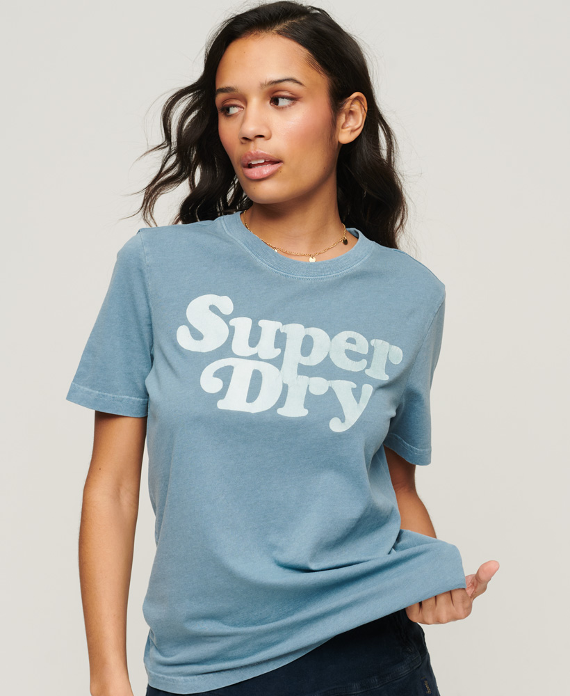 Cooper Classic 70s Logo T Shirt Heritage Blue W1010865A BST 1