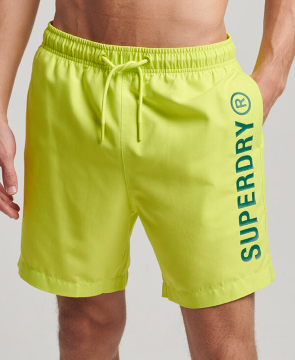 Core Sport 17 Inch Swimshorts Electric Lime M3010215A KW0 1