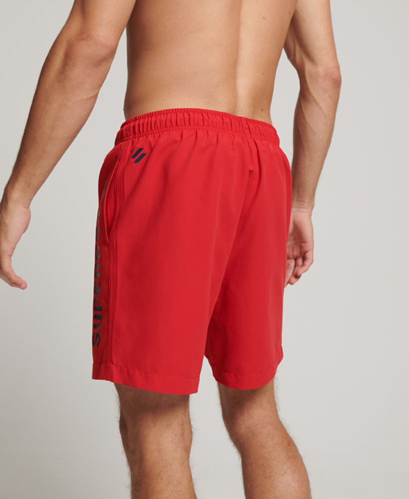 Core Sport 17 Inch Swimshorts Risk Red M3010215A OPI 2