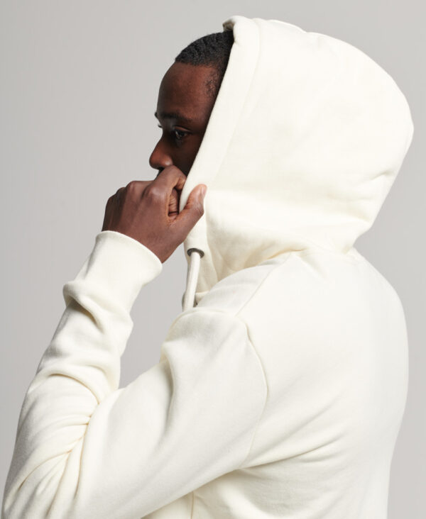 Gym Athletic Zip Hoodie Winter Cream M2012106A 4PX 2