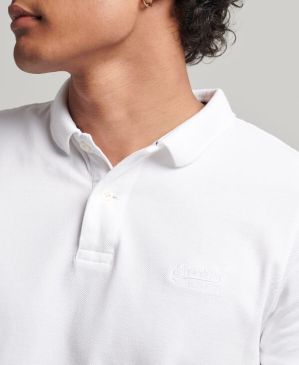 Organic Cotton Classic Pique Polo Shirt Optic M1110343A 01C 3