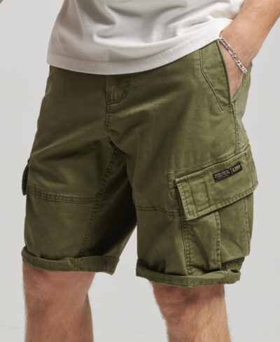 Organic Cotton Core Cargo Shorts Authentic Khaki M7110300A 3LS 1