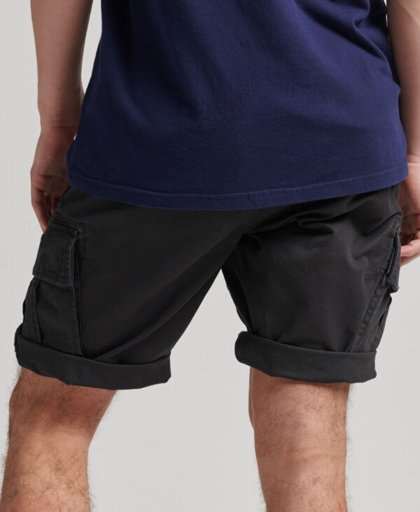 Organic Cotton Core Cargo Shorts Black M7110300A 02A 3