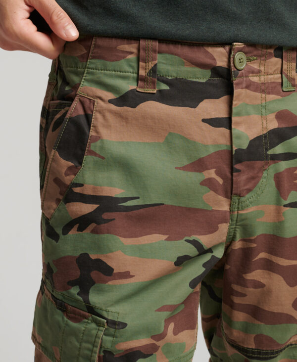 Organic Cotton Core Cargo Shorts Classic Camo M7110300A EAC 4