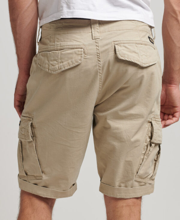 Organic Cotton Core Cargo Shorts Stone Wash M7110300A DDP 2