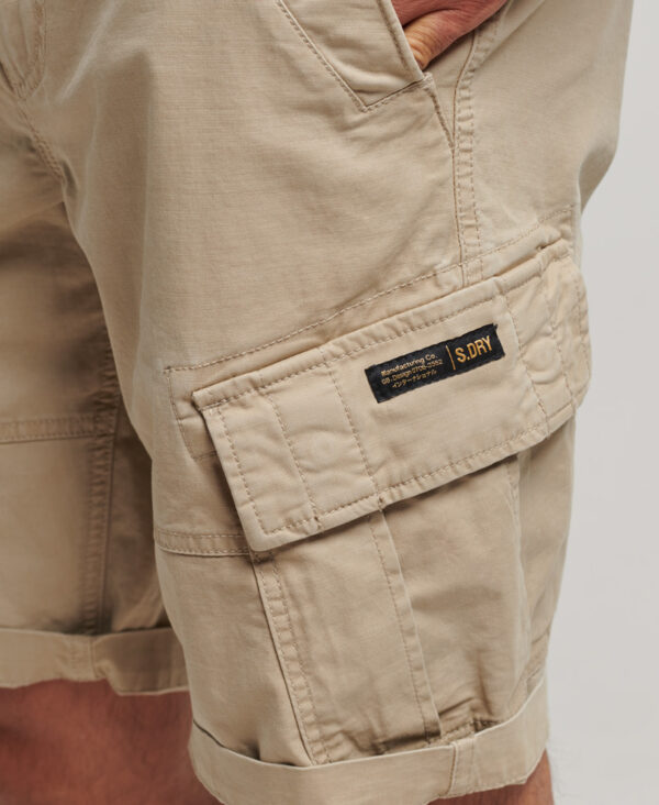 Organic Cotton Core Cargo Shorts Stone Wash M7110300A DDP 4