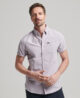 Oxford Short Sleeve Shirt Grape Jam M4010623A 6MX 1