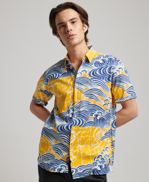 Short Sleeve Hawaiian Shirt Nimi Kam M4010620A 8ZO 1