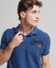 Superstate Polo Shirt Bright Blue Marl M1110349A 5XV 1