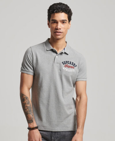 Superstate Polo Shirt Grey Marl 1 M1110349A GM1 1