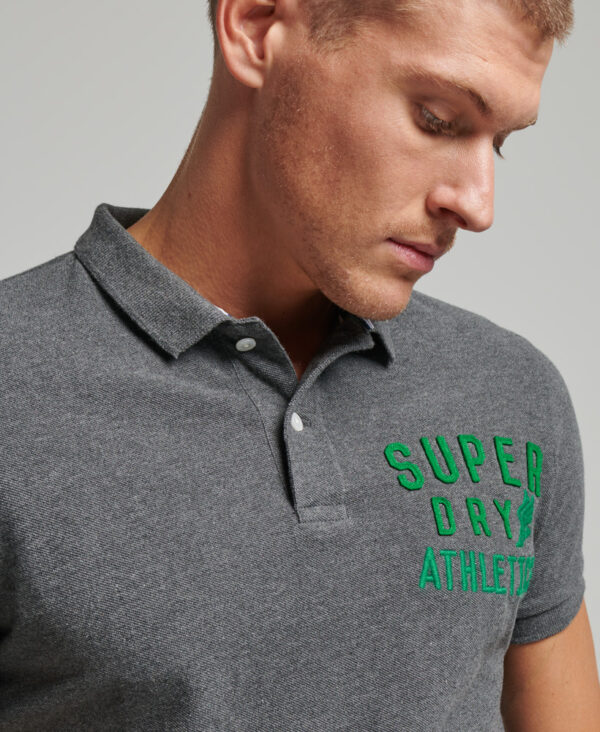 Superstate Polo Shirt Rich Charcoal Marl M1110349A 5XZ 2