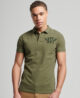 Superstate Polo Shirt Thrift Olive Marl M1110349A 6RH 1