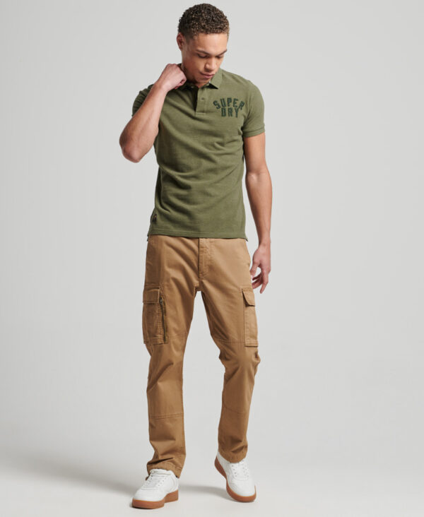 Superstate Polo Shirt Thrift Olive Marl M1110349A 6RH 4