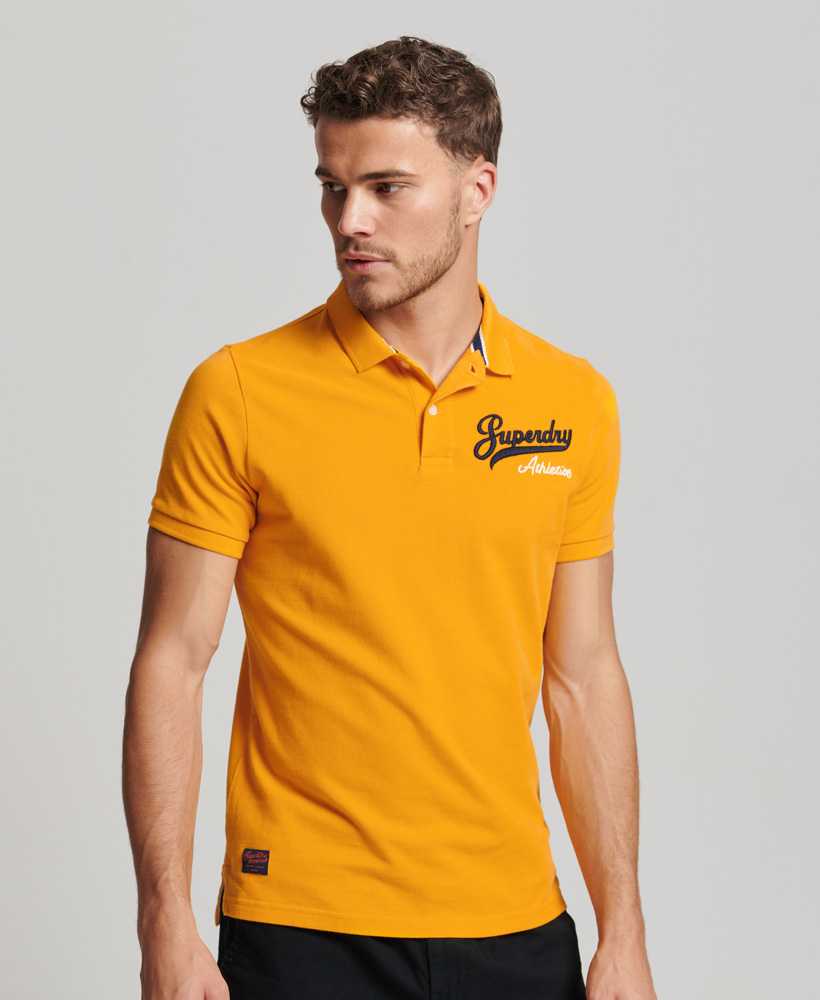 Superstate Polo Shirt Utah Gold M1110349A RUA 1