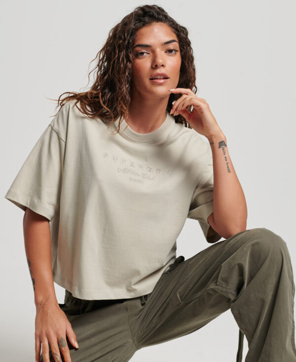 Surplus Oversized Boxy T Shirt Willow Grey W1011115A 5OT 1