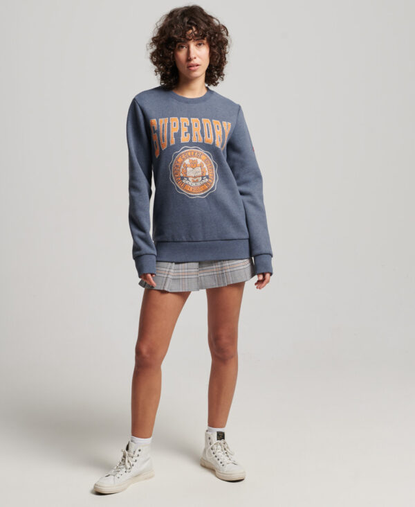 Vintage Franchise Crew Sweatshirt Montauk Navy Marl W2011775A 8ZA 4