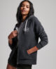 Vintage Logo Scripted Zip Hoodie Eclipse Navy Marl W2011828A AGT 1