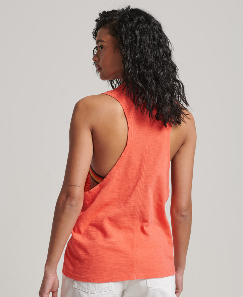 Vintage Surf Tank Top Sunset Orange W6011569A TP2 2