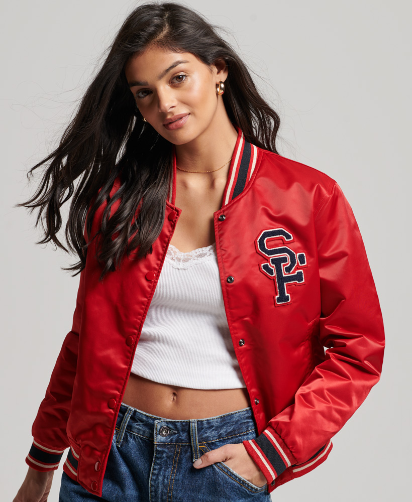 Vintage T Birds Varsity Jacket Varsity Red W5011453A RXG 1