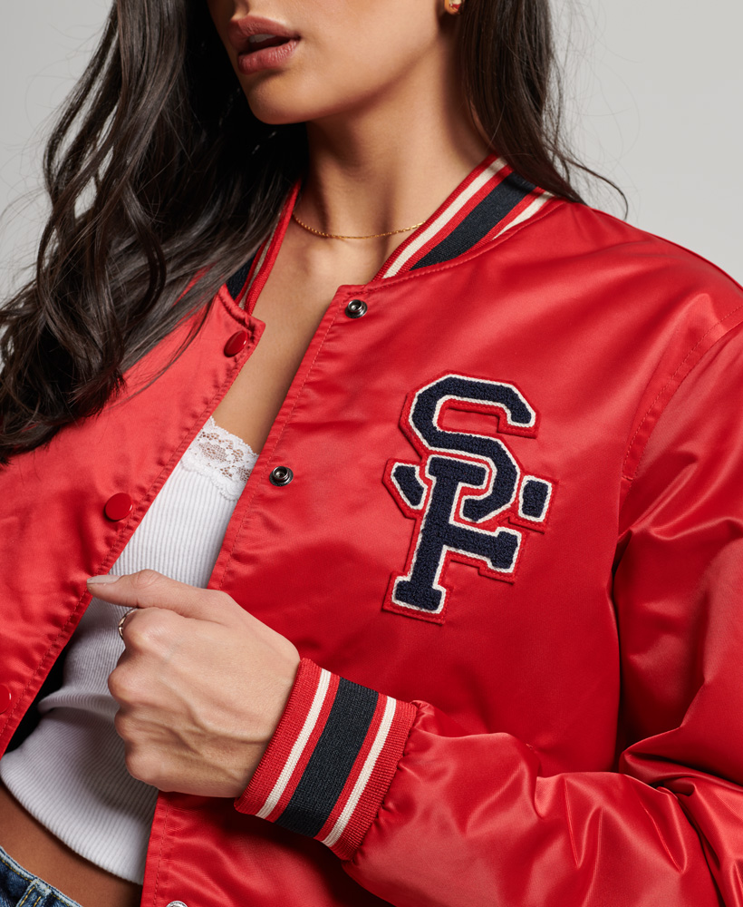 Vintage T Birds Varsity Jacket Varsity Red W5011453A RXG 3