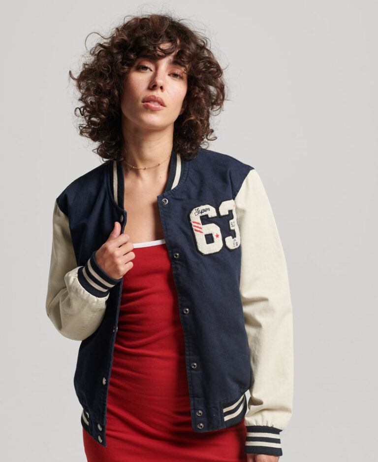 Vintage Varsity Denim Jacket Superdry