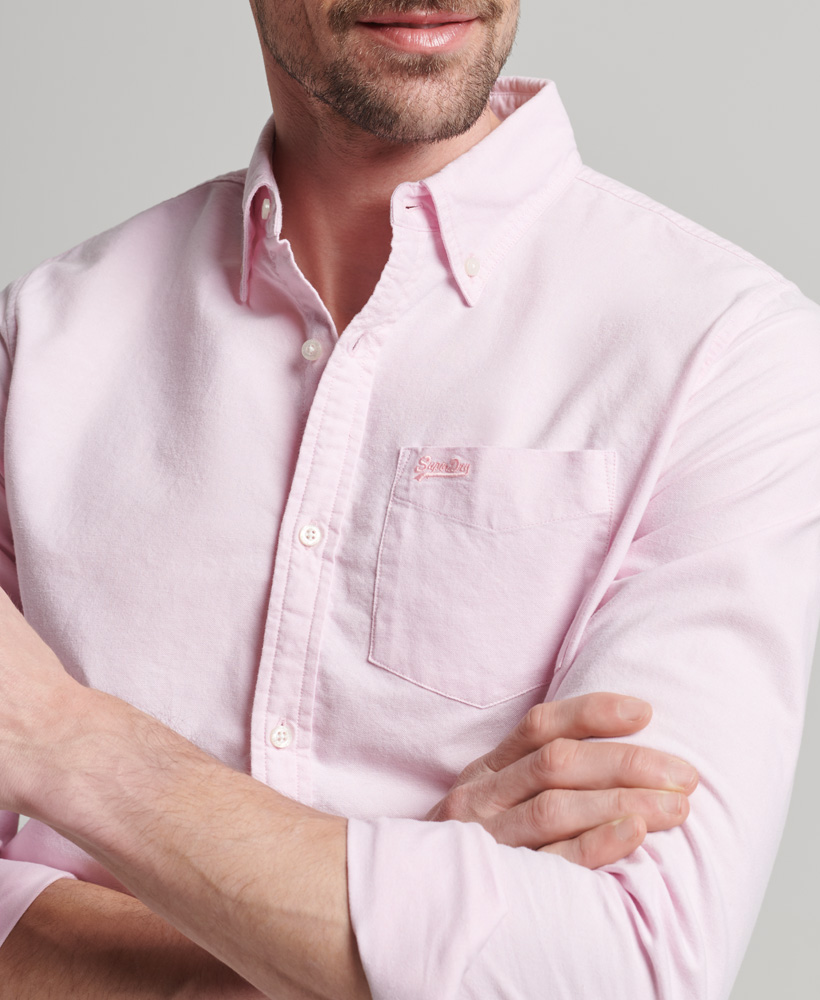 Washed Oxford Shirt City Pink M4010653A LPM 3