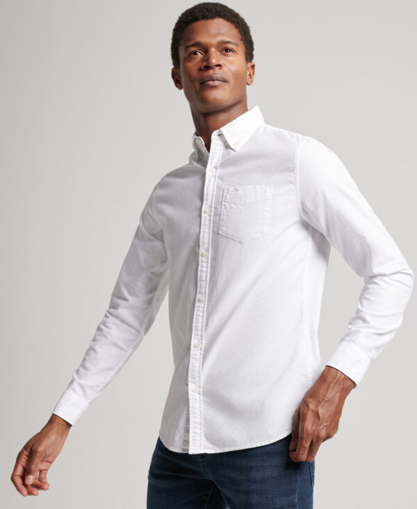 Washed Oxford Shirt Optic M4010653A 01C 1