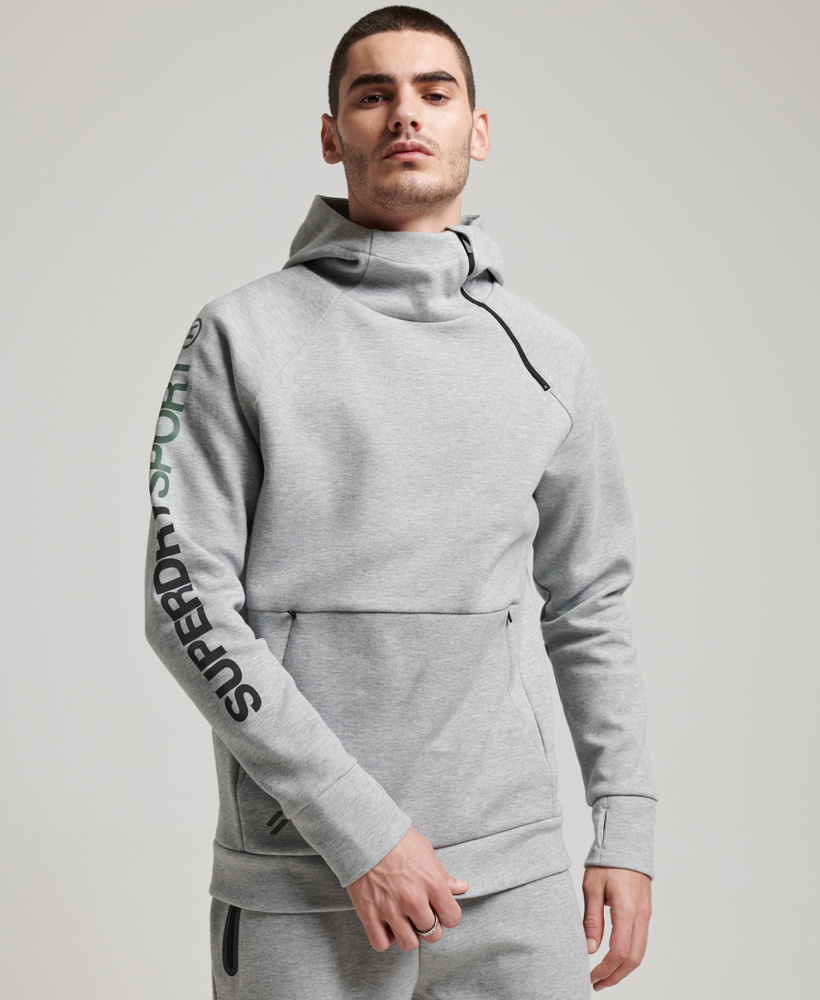 Gymtech Hoodie Grey Marl MS311464A 07Q 1