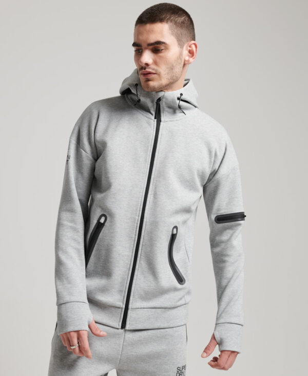 Gymtech Zip Hoodie Grey Marl MS311465A 07Q 1