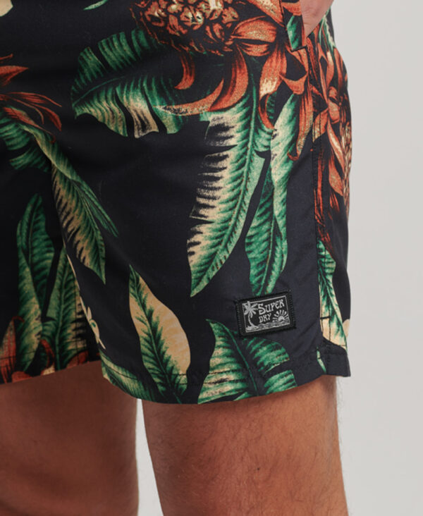 Hawaiian Swim Shorts Black Pineapples M3010212A 9FC 3