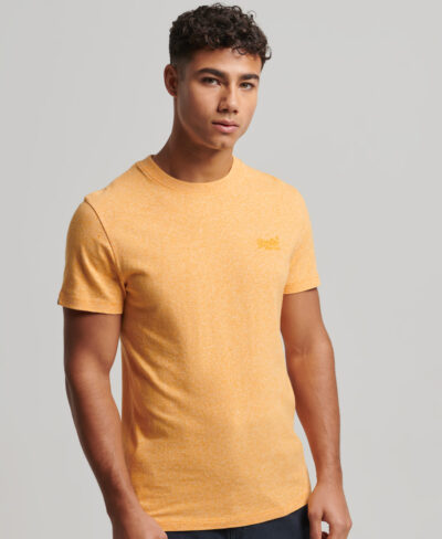 Organic Cotton Essential Logo T Shirt Sunshine Yellow Grit M1011245A B3E 1