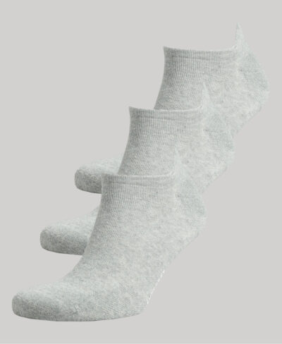Unisex Organic Cotton Trainer Sock Pack Grey Marl Y3110023A 07Q 1
