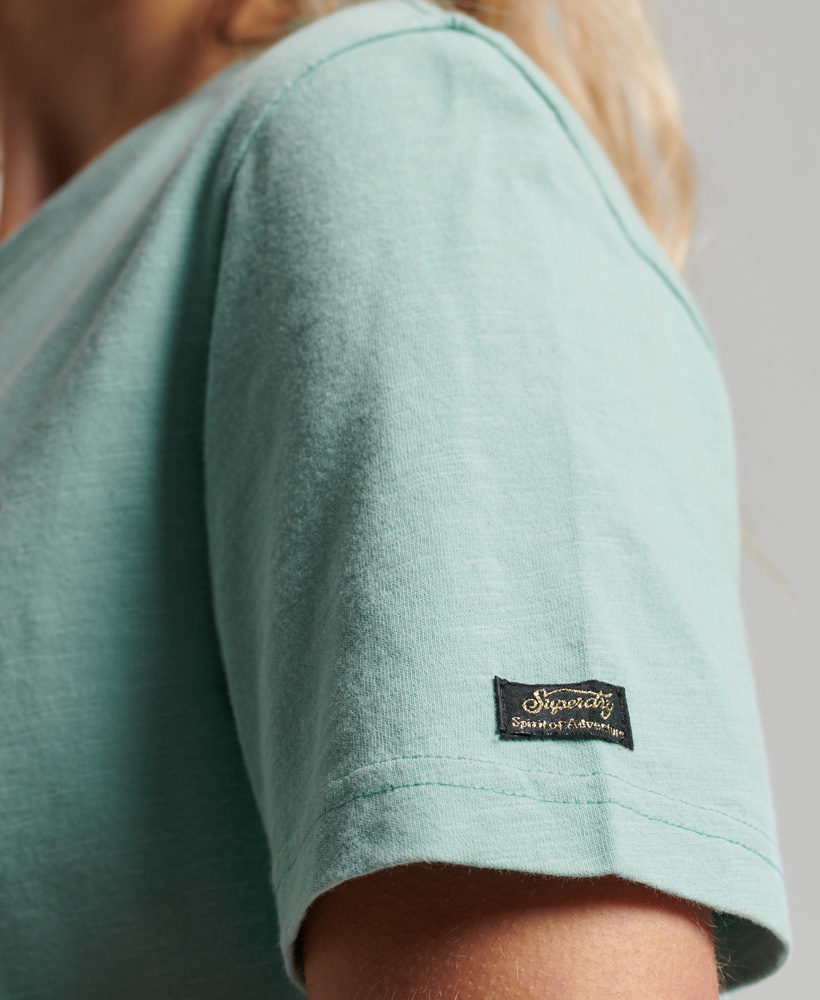 Vintage Logo Narrative T Shirt Fresh Mint Green W1010985A 8WD 3