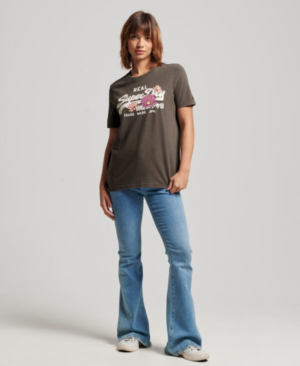 Vintage Logo Narrative T Shirt Vintage Black W1010985A 06A 4