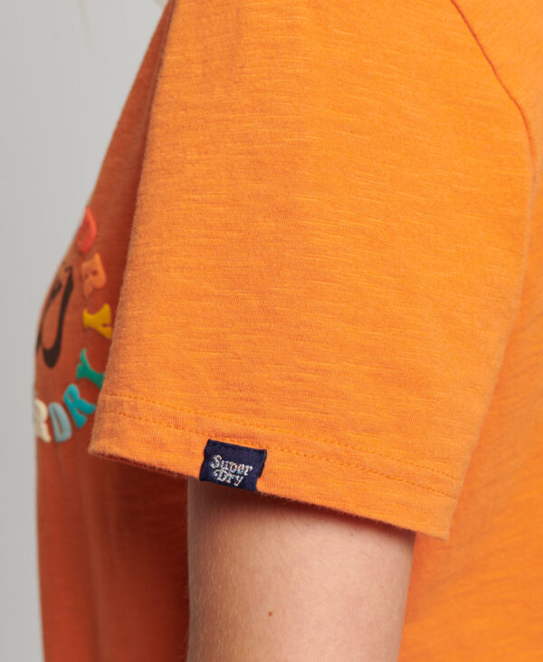 Vintage Rainbow T Shirt Denim Co Rust Orange W1010984A 8UX 3