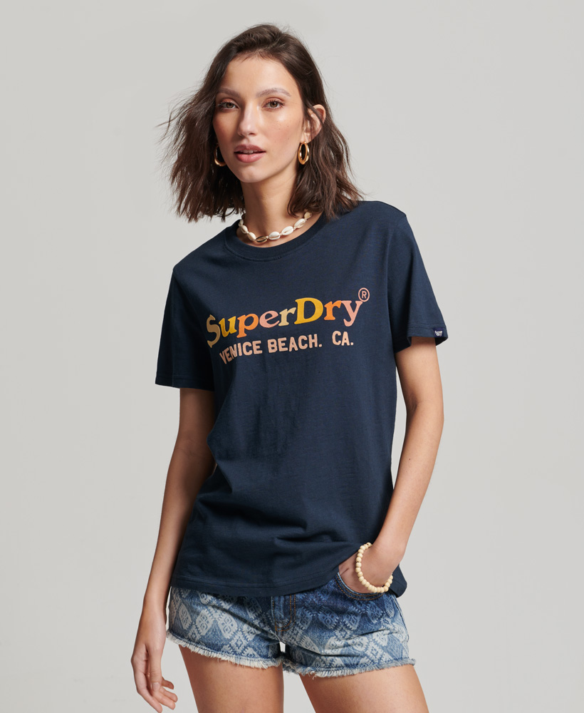 Vintage Rainbow T Shirt Eclipse Navy W1010984A 98T 1