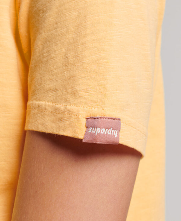 Vintage Shadow T Shirt Pale Marigold Yellow W1011049A 8LM 3
