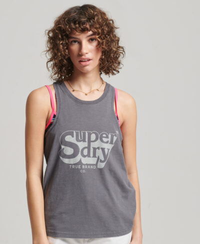 Vintage Shadow Vest Top Charcoal W6011587A 00Q 1