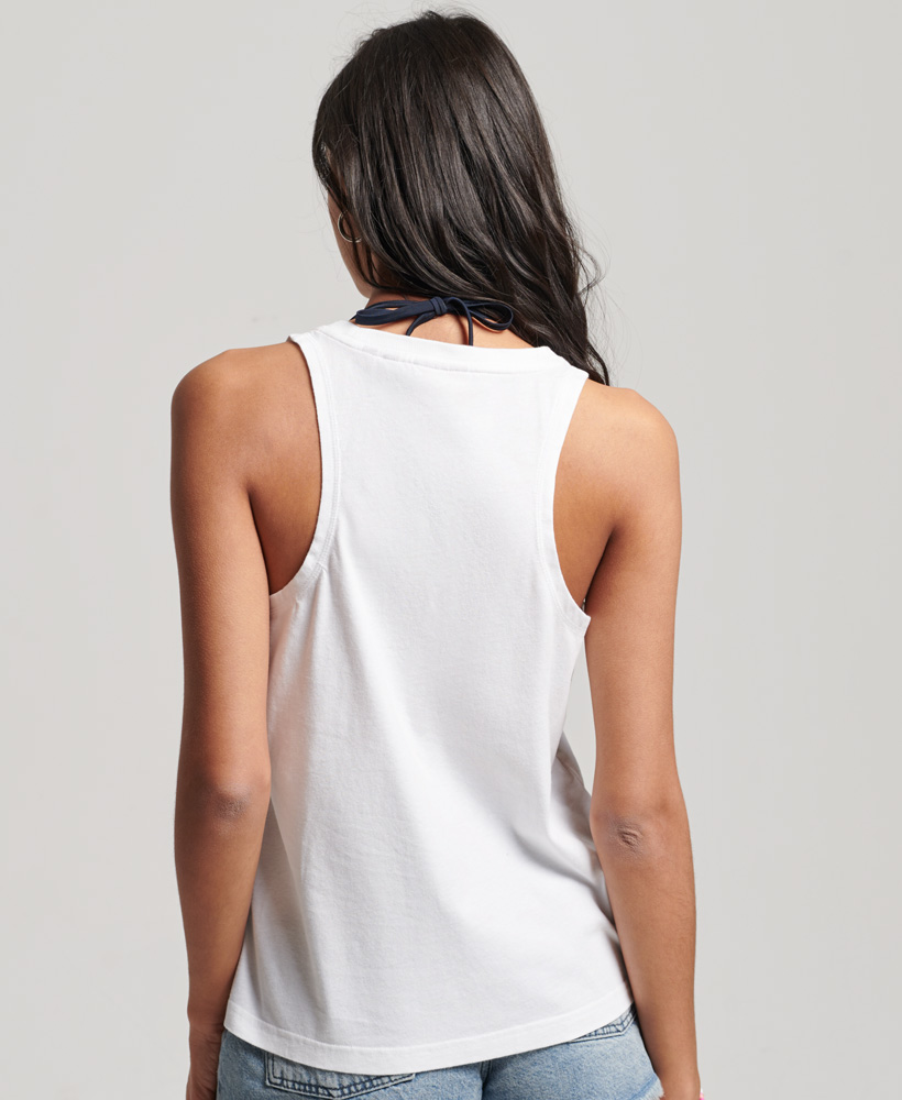 Vintage Shadow Vest Top Optic W6011587A 01C 2