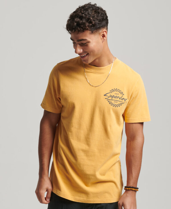 Vintage Shapers Makers T Shirt Golden Yellow M1011592A A6D 1