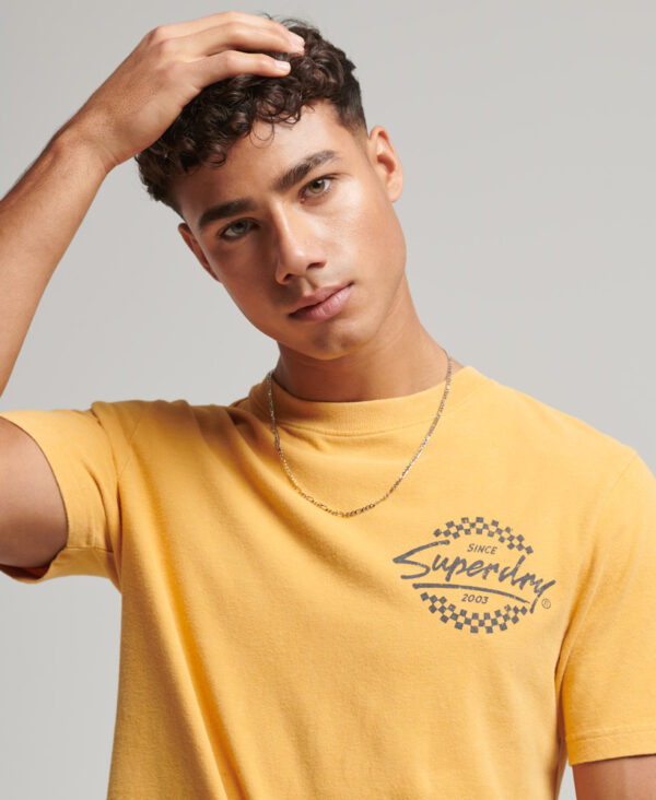 Vintage Shapers Makers T Shirt Golden Yellow M1011592A A6D 3
