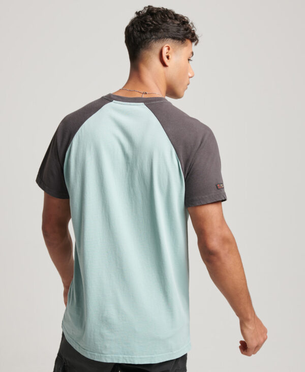 Vintage Venue Classic T Shirt Fresh Mint Green Carbon Grey M1011582A 8WF 2